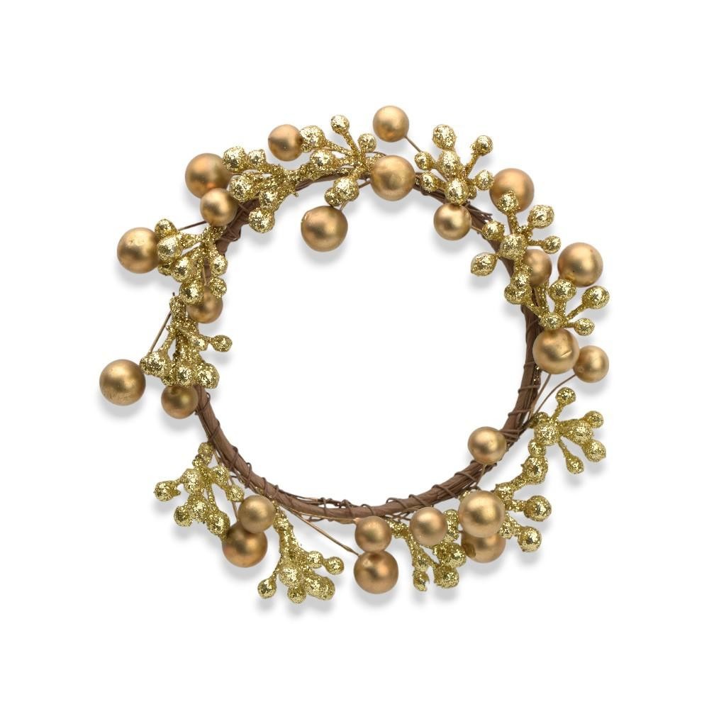 CORONCINA GLITTER CM.16 GOLD